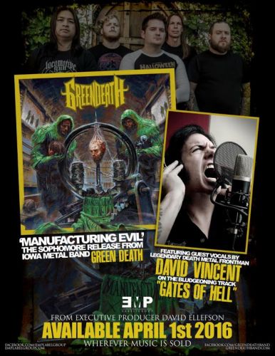 A GREEN DEATH új albumán vendég-énekel az ex-Morbid Angel frontember, David Vincent - itt a 'Gates Of Hell' című dal!
