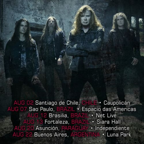 Nem zajlott zökkenőmentesen a MEGADETH dél-amerikai turnéja (videók)