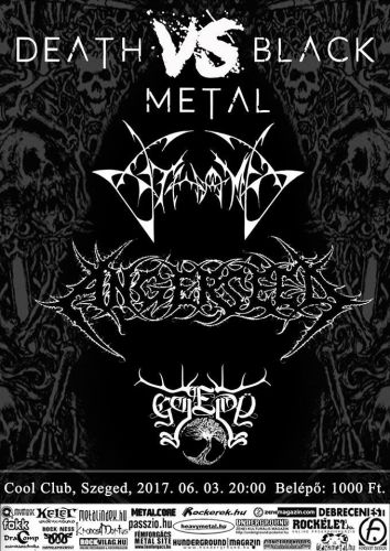 DEATH VS. BLACK METAL - ATHAME + ANGERSEED + GYEPŰ