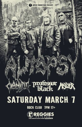 Itt a második felvétel az AUTOPSY első hivatalos koncertlemezéről: 'Maggots In The Mirror'!