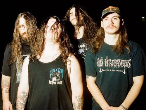 200 STAB WOUNDS Sign With Metal Blade Records; 