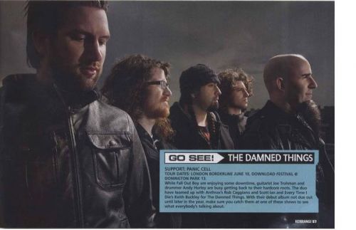 THE DAMNED THINGS - új felállással és albummal tért vissza a Fall Out Boy, Anthrax és Every Time I Die tagok alkotta sztárbanda; itt az új klip!